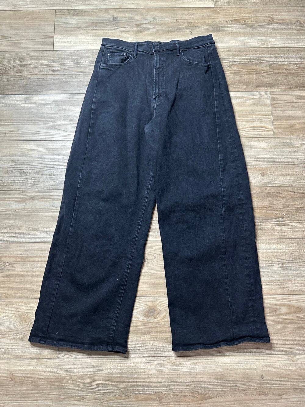 Mother The Pipe Dream Zip Sneak In Nighty Night Jeans Size 18/34